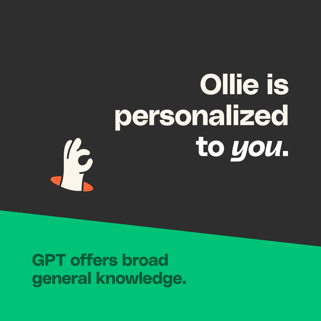 Ollie for Meals vs GPT: for busy families